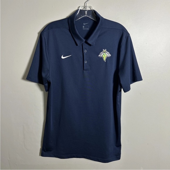 Nike Other - Nike Columbia Fireflies Minor League Baseball Men’s Golf Polo Sz Med Navy Blue